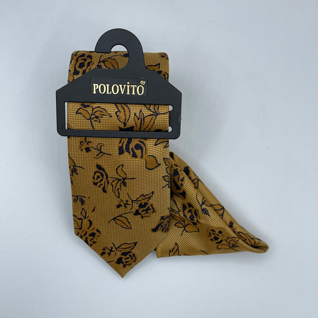Cravate Pochette CVP006 -  Jaune