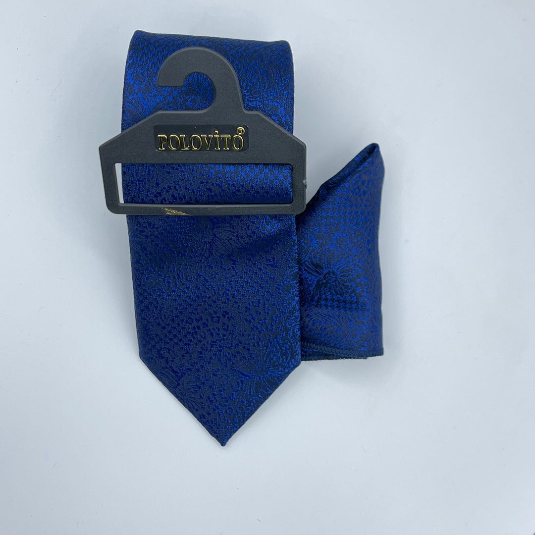 Cravate Pochette CVP005 -  Bleu