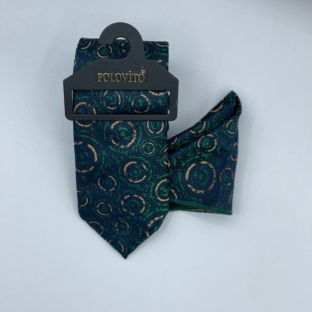 Cravate Pochette CVP004 -  Vert
