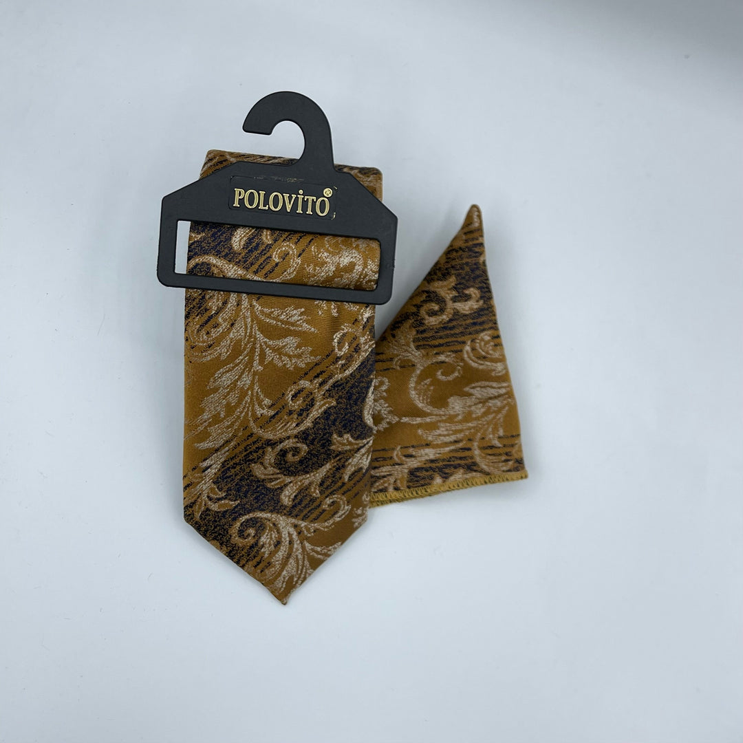 Cravate Pochette CVP003 -  Jaune