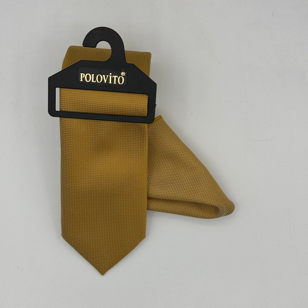 Cravate Pochette CVP067 - Marron