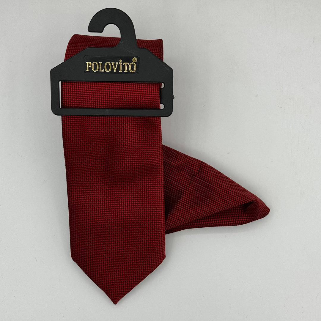 Cravate Pochette CVP112 - Rouge