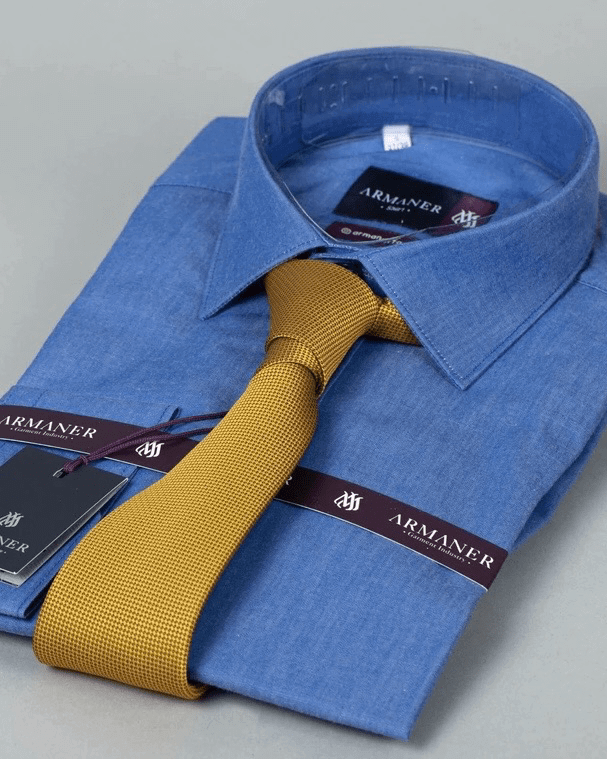 La meilleure chemise bleu foncé pour homme à Dakar ARMANER CHEMISES