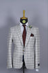 Blazer Blanc Motif pour homme | Vêtements pour hommes BLAZERS MOUBARAK SHOP
