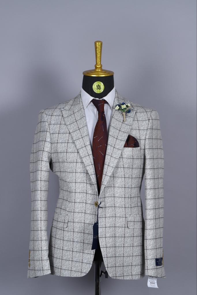 Blazer White Pattern