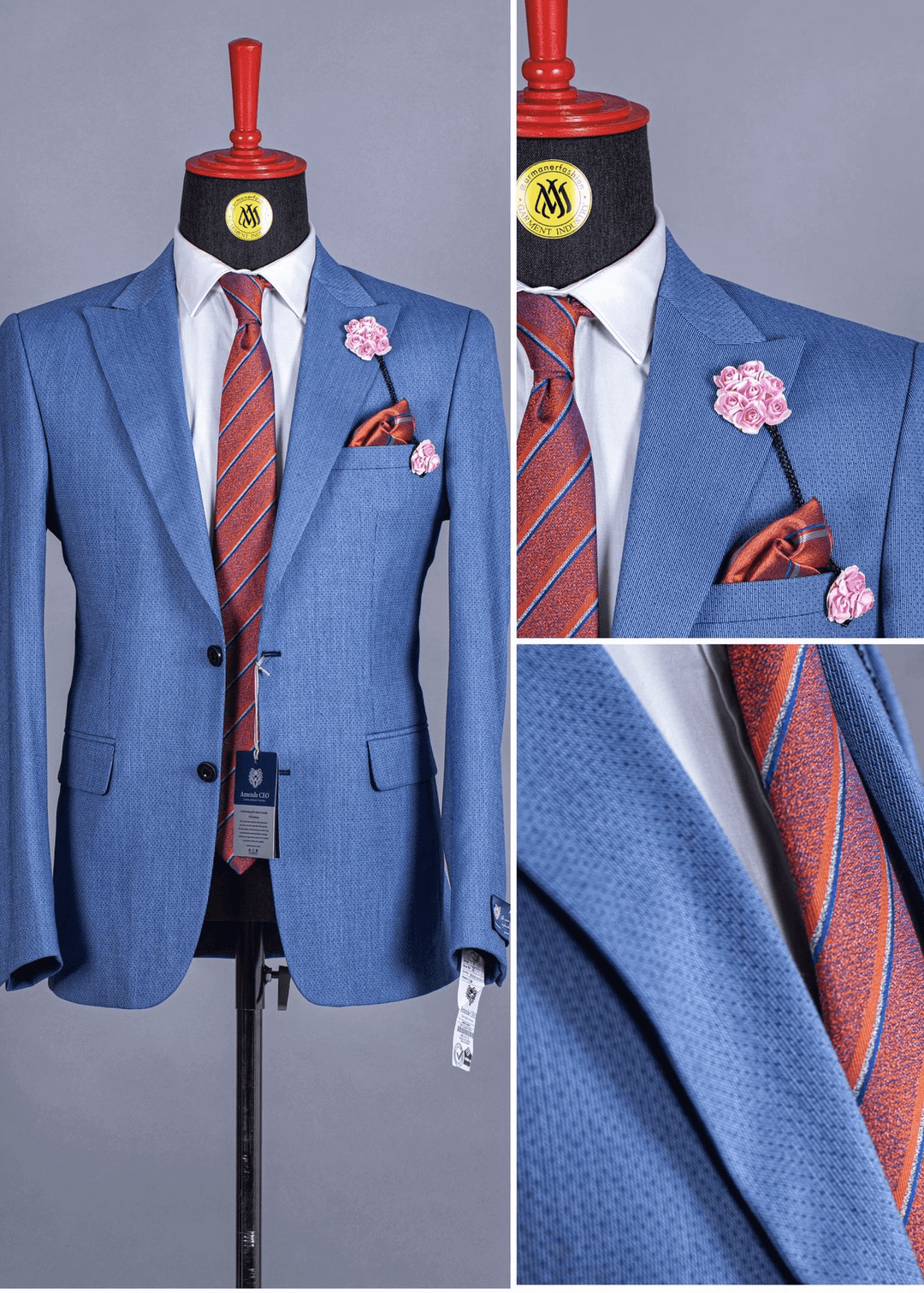 Blazer bleu ciel pour hommes : abordable et élégant BLAZERS MOUBARAK SHOP