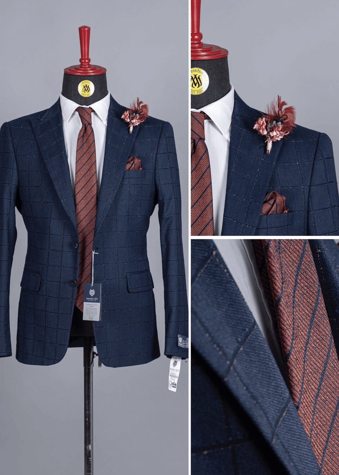 Blazer bleu indigo pour homme - Achetez maintenant BLAZERS MOUBARAK SHOP