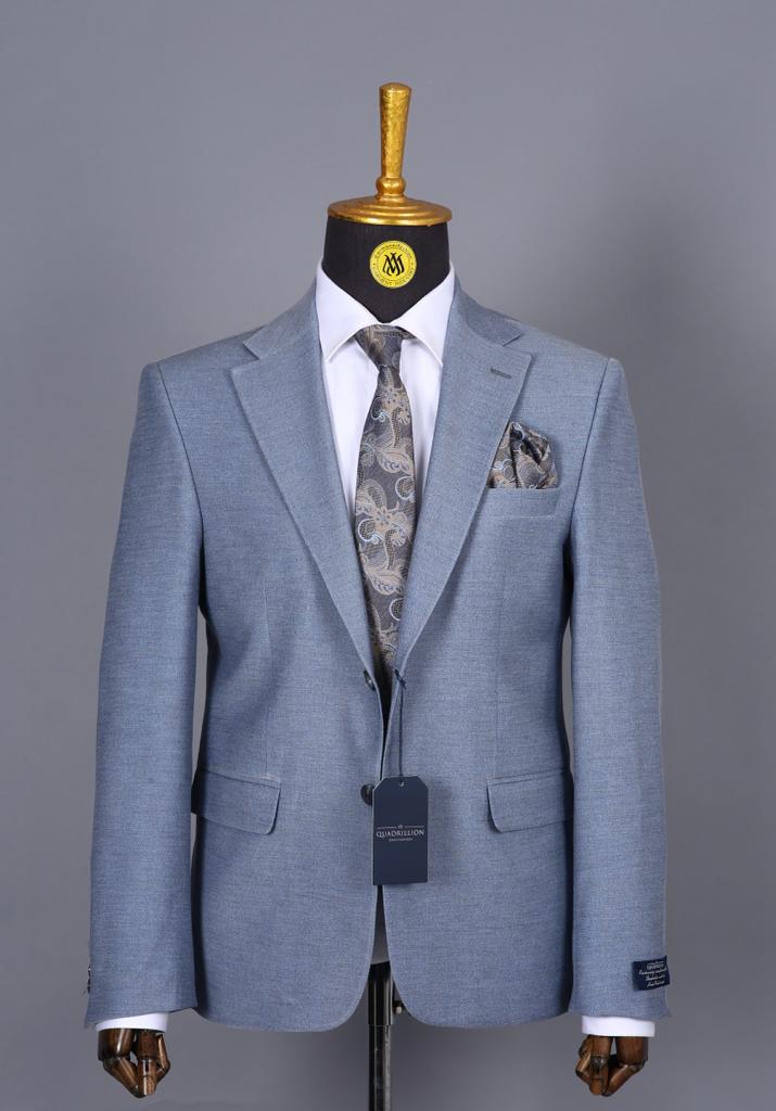 Blazer Bleu Motif 11