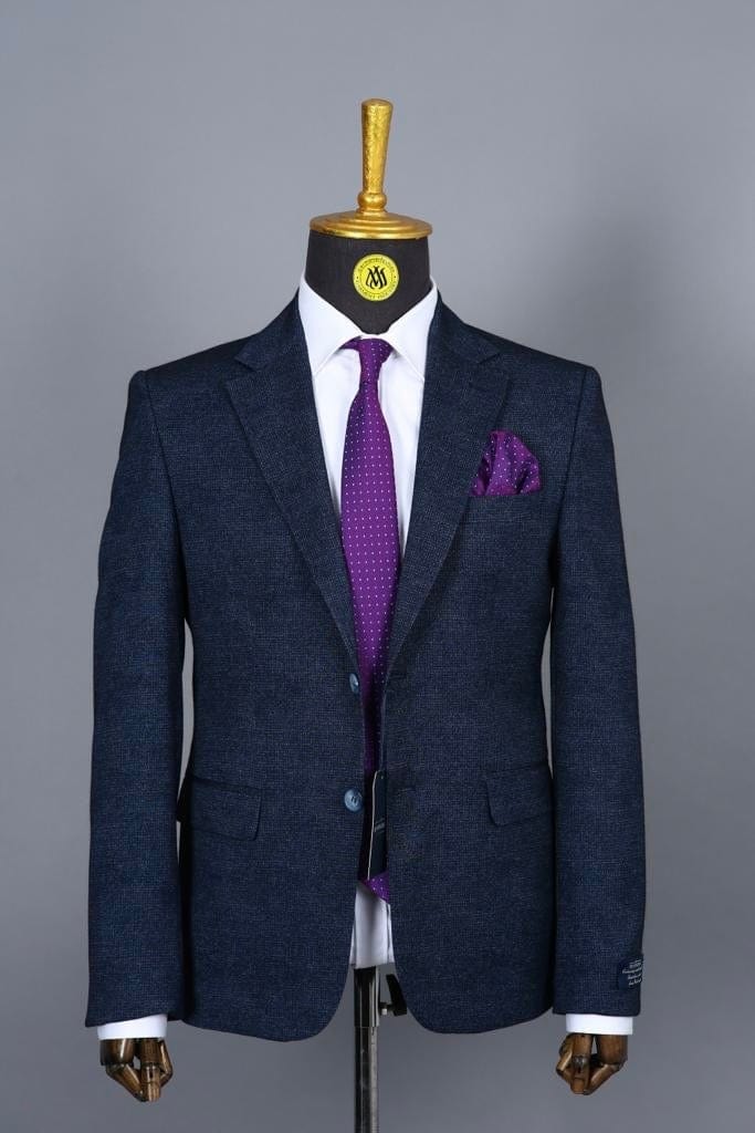 Blazer Bleu Motif 13