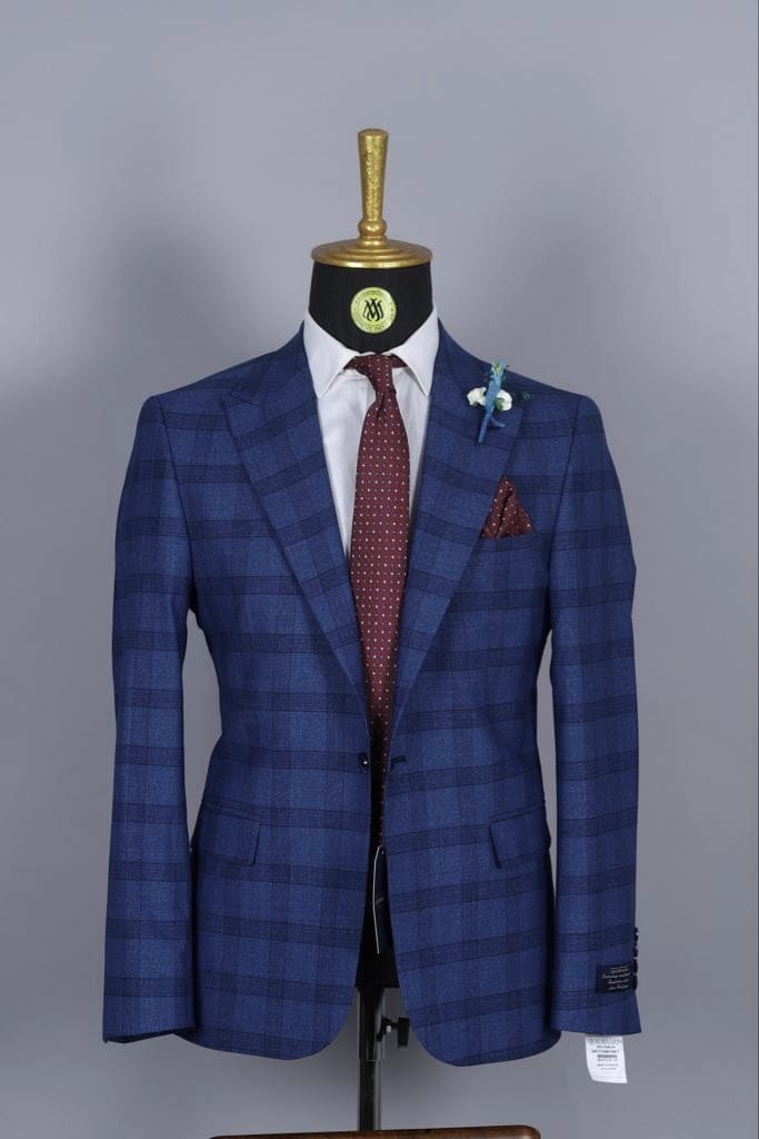 Blue Patterned Blazer 2