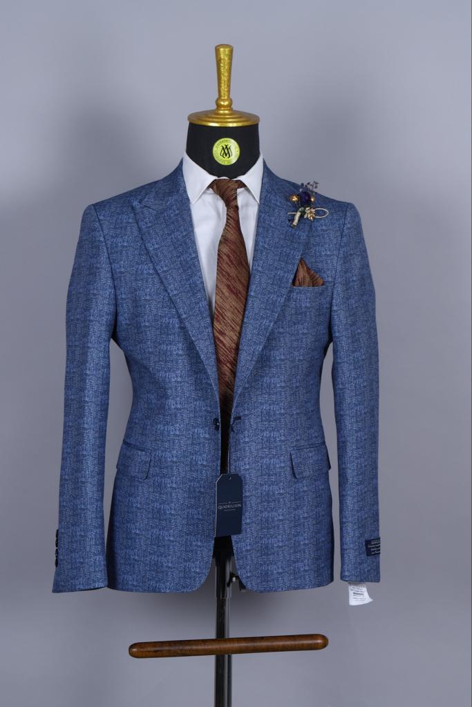 Blue Patterned Blazer 4