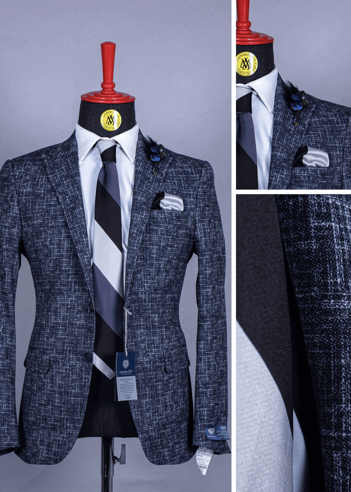 Blazer gris dégradé pour homme : élégant et pratique BLAZERS MOUBARAK SHOP