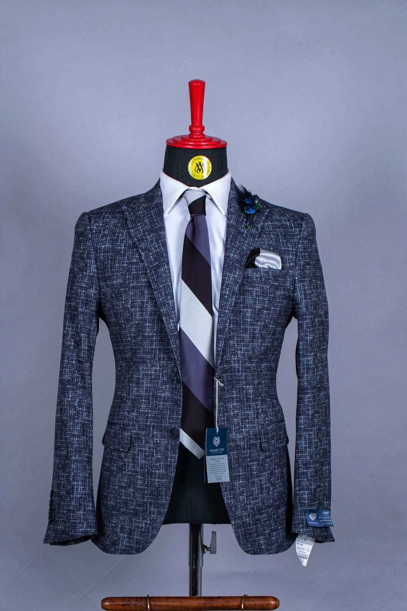 Grey Gradient Blazer