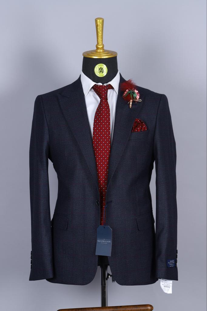 Gray Patterned Blazer 2