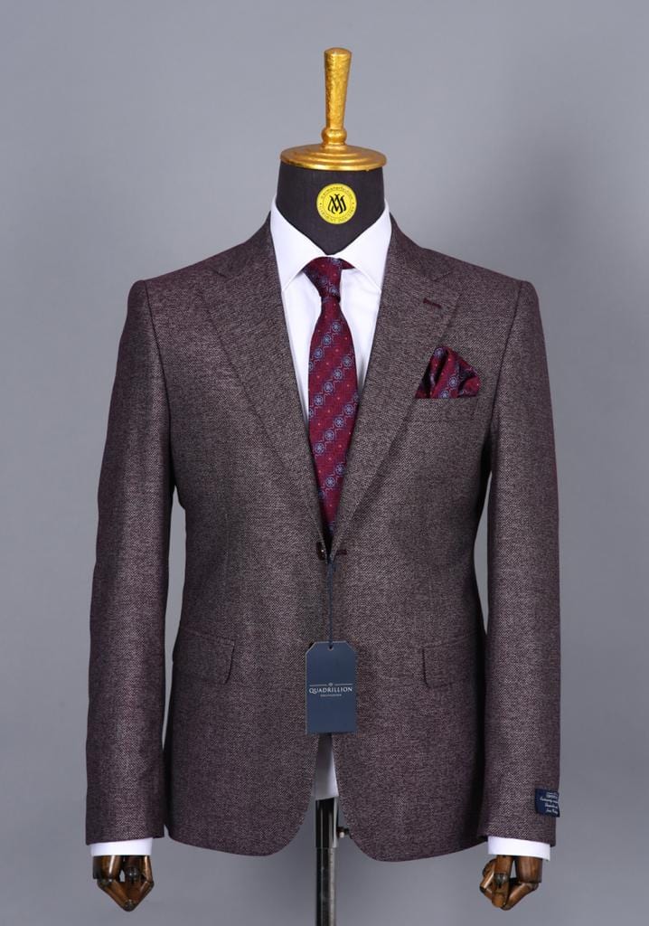 Blazer Marron Motif pour homme | Vêtements pour hommes BLAZERS MOUBARAK SHOP