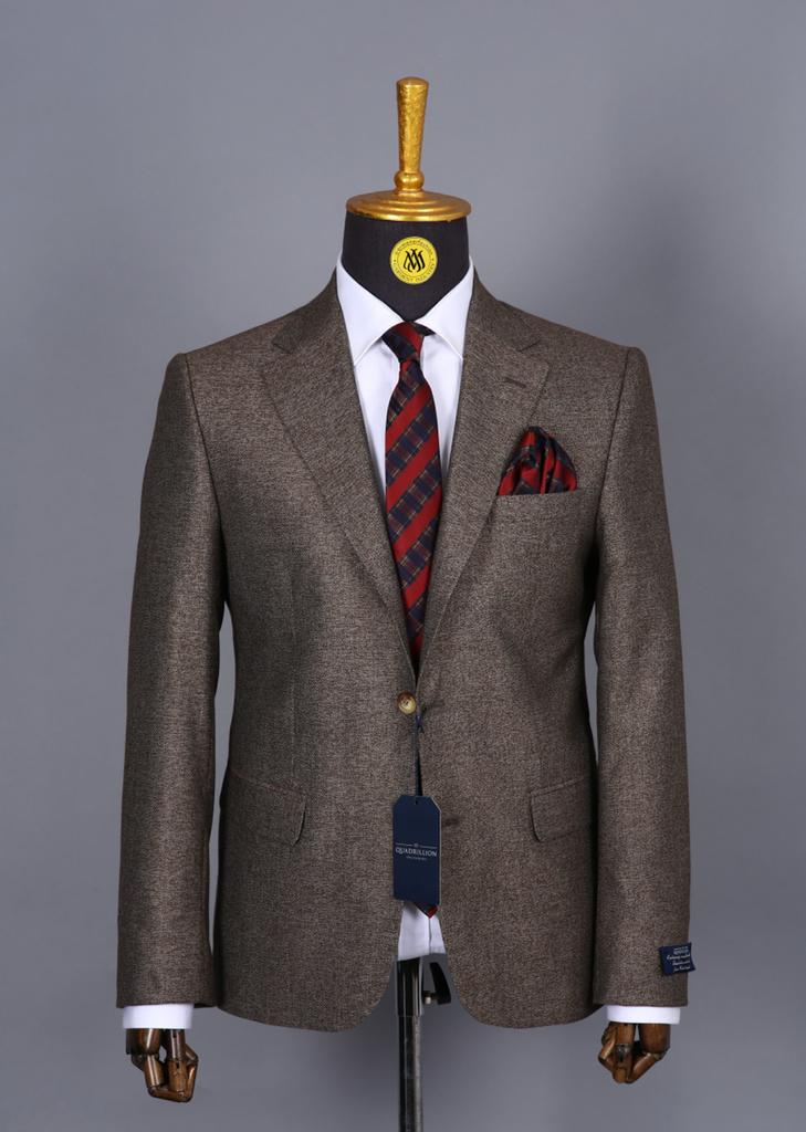 Blazer Marron Motif pour homme | Vêtements pour hommes BLAZERS MOUBARAK SHOP