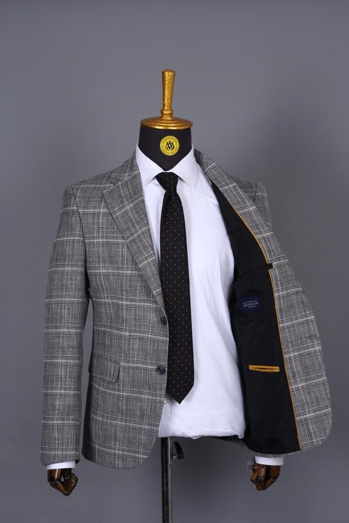 Blazer Marron Motif 8
