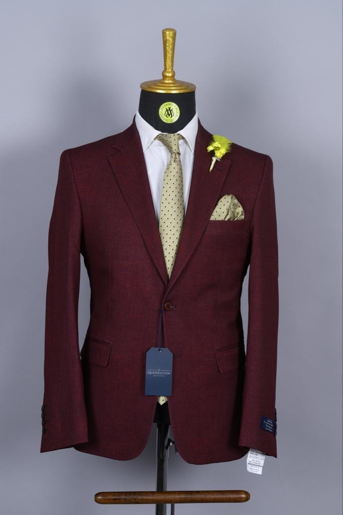 Blazer Rouge Bordeaux pour homme | Vêtements pour hommes BLAZERS MOUBARAK SHOP