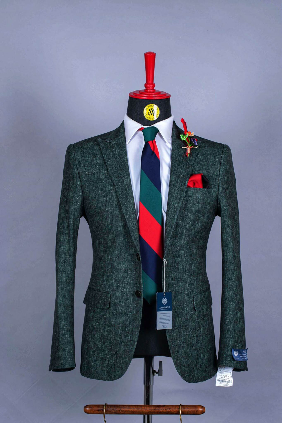 Élégant blazer vert dégradé pour hommes BLAZERS MOUBARAK SHOP