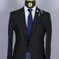 Blazer Vert Nuit Motif pour homme | Vêtements pour hommes BLAZERS MOUBARAK SHOP