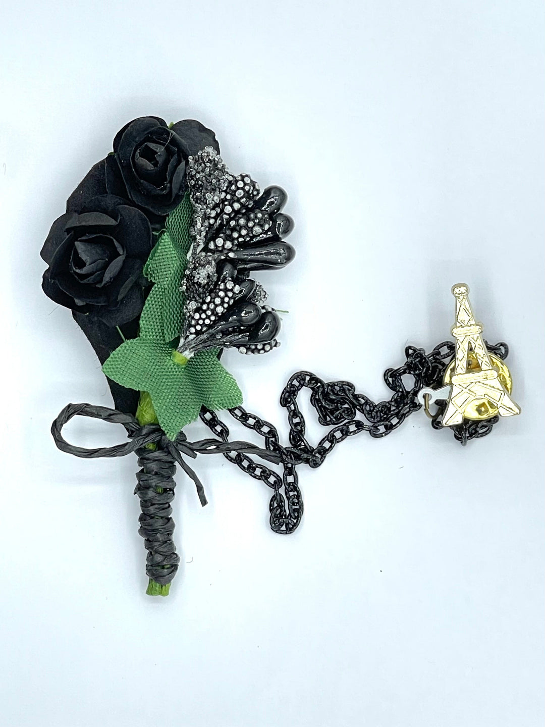 Broche à fleur et chaine - Pins pour costume homme - Boutoniere - accessoires costume BROCHE MOUBARAK SHOP