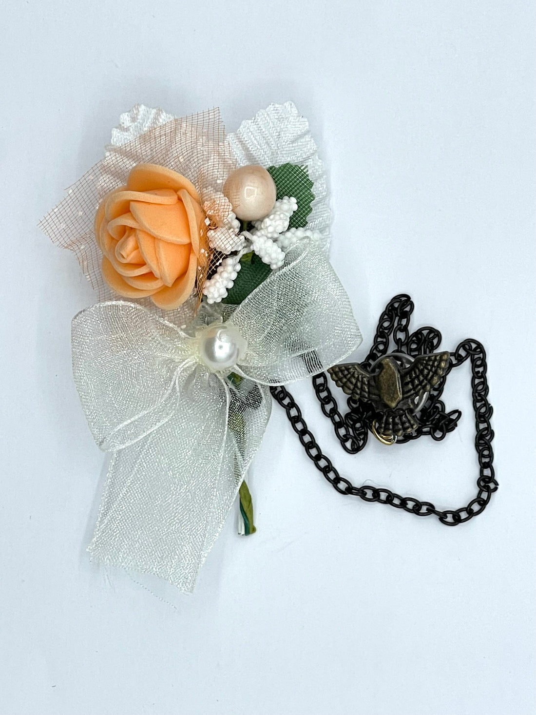 Broche à fleur et chaine - Pins pour costume homme - Boutoniere - accessoires costume BROCHE MOUBARAK SHOP