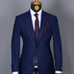 Costume 2 pièces bleu cobalt 1 bouton pour homme COSTUMES 2 PIECES V.I.P MOUBARAK SHOP
