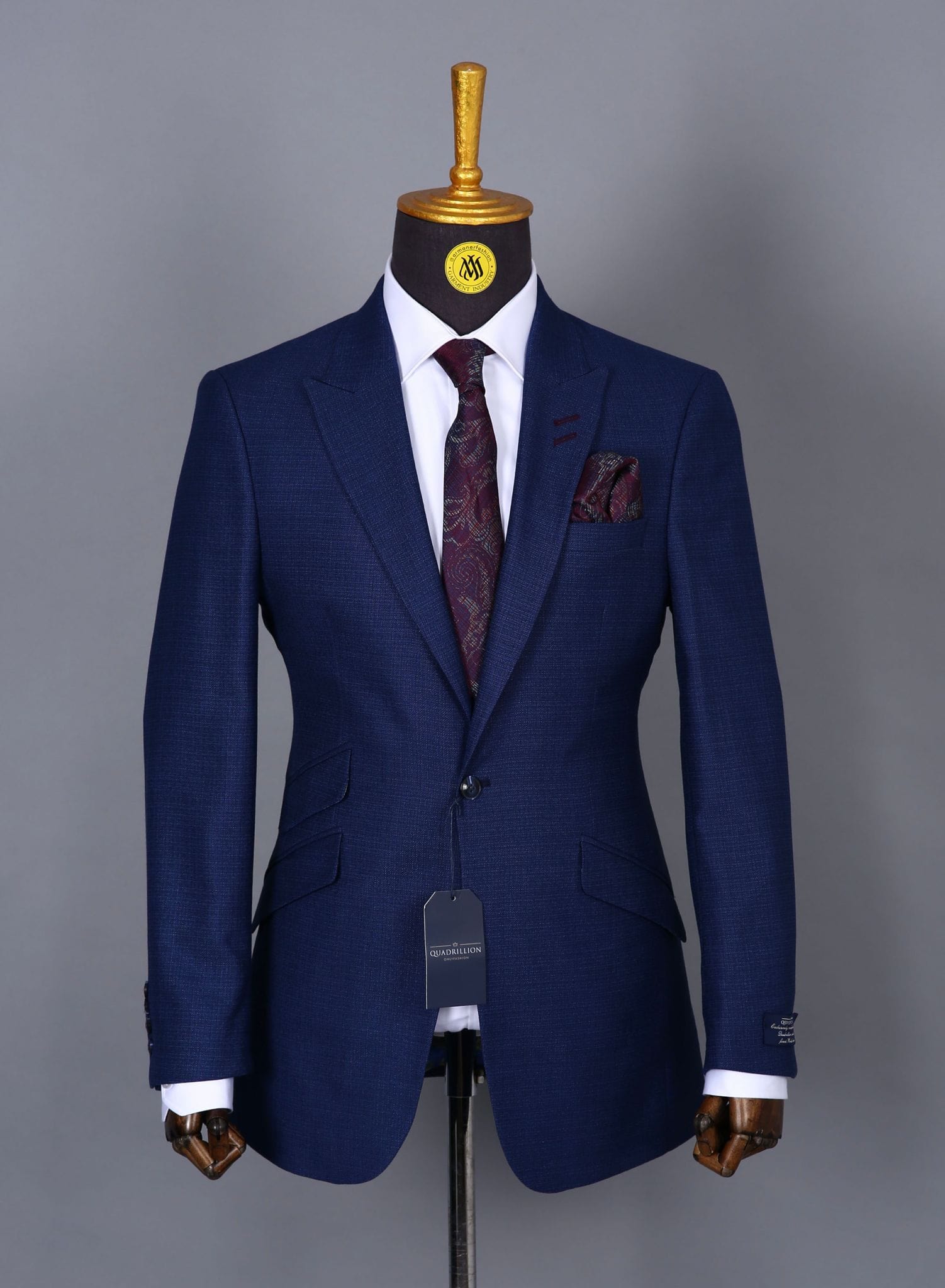 Costume 2 Pièces Bleu Cobalt V.I.P