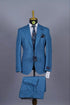 Costume 2 Pieces Bleu Motif V.I.P pour homme à Dakar au Senegal COSTUME 2 PIECES MOUBARAK SHOP