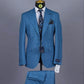 Costume 2 Pieces Bleu Motif V.I.P pour homme à Dakar au Senegal COSTUME 2 PIECES MOUBARAK SHOP