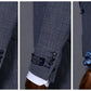 Costume 2 pièces bleu motif 1 bouton pour homme COSTUMES 2 PIECES V.I.P MOUBARAK SHOP