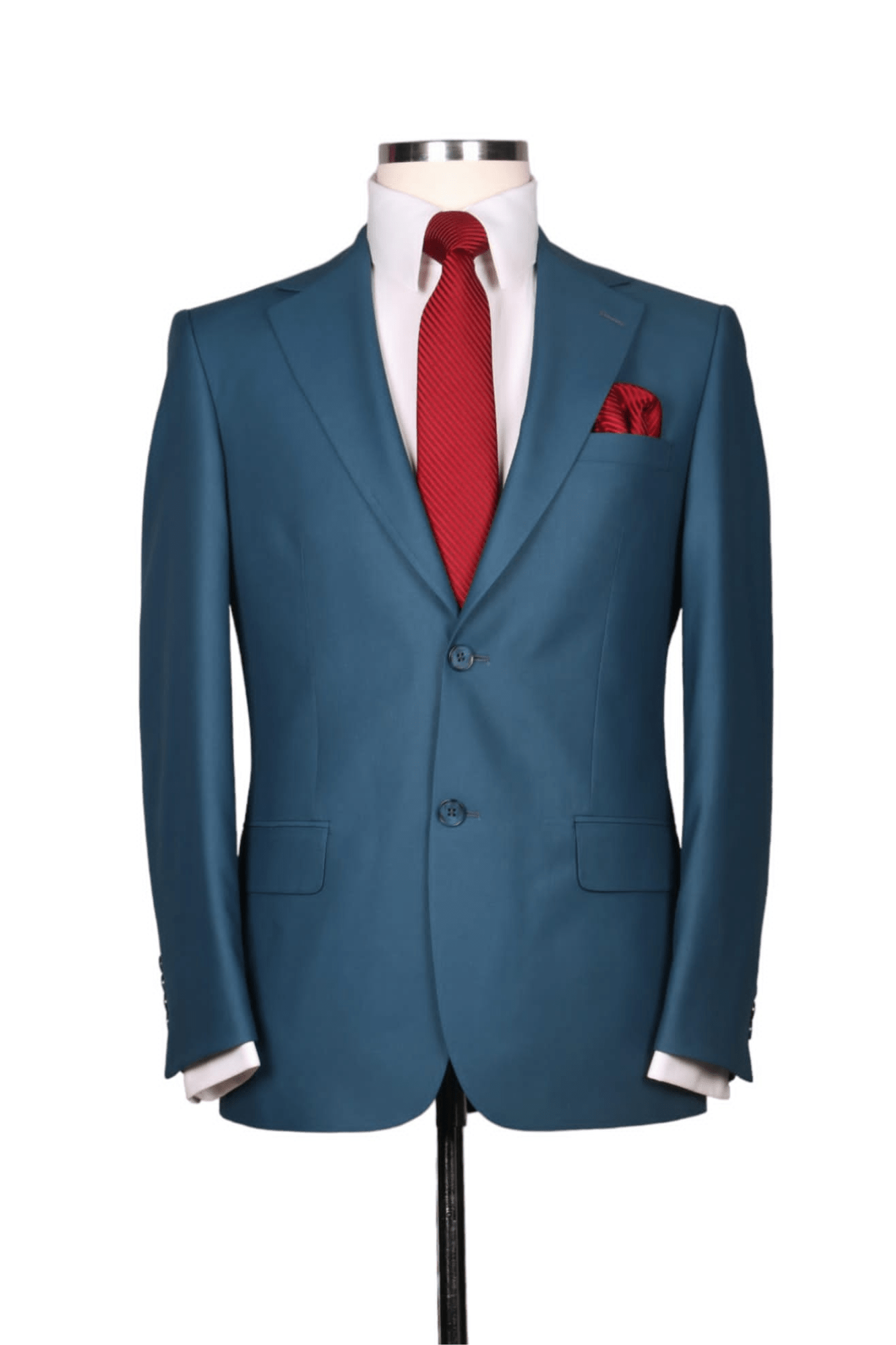 Peacock Blue 2 Piece Suit