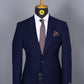 Costume 2 Pièces bleu rayé 1 bouton pour homme COSTUMES 2 PIECES V.I.P MOUBARAK SHOP
