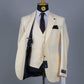 Ensemble de costume beige de luxe 3 pièces pour homme COSTUMES 3 PIÈCES MOUBARAK SHOP