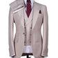 Costume 3 Pieces Blanc de Lin Un Bouton pour homme à Dakar au Senegal COSTUMES 3 PIÈCES MOUBARAK SHOP
