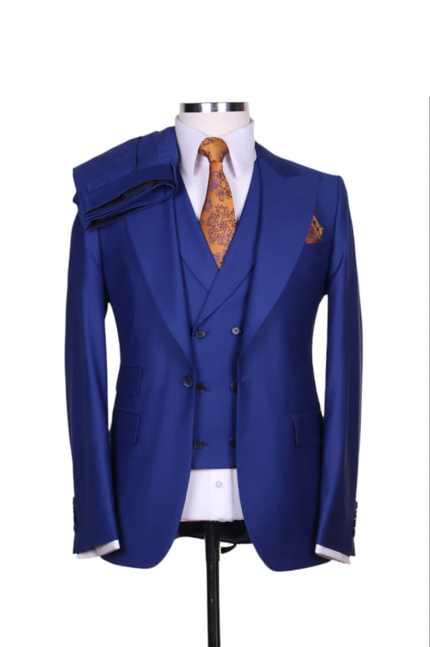 Costume 3 Pieces Bleu Bic