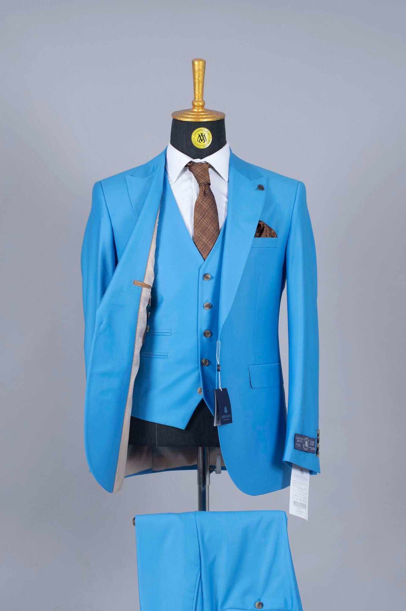 Costume 3 Pieces Bleu Ciel