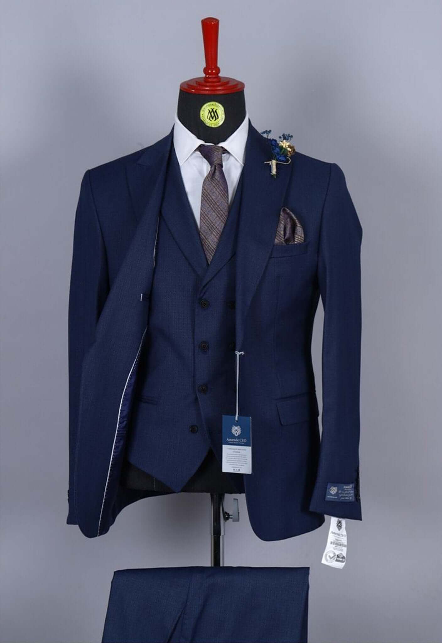 Costume 3 Pieces Bleu Nuit