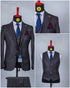 Costume 3 Pieces Gris Sombre pour homme à Dakar au Senegal COSTUMES 3 PIÈCES MOUBARAK SHOP