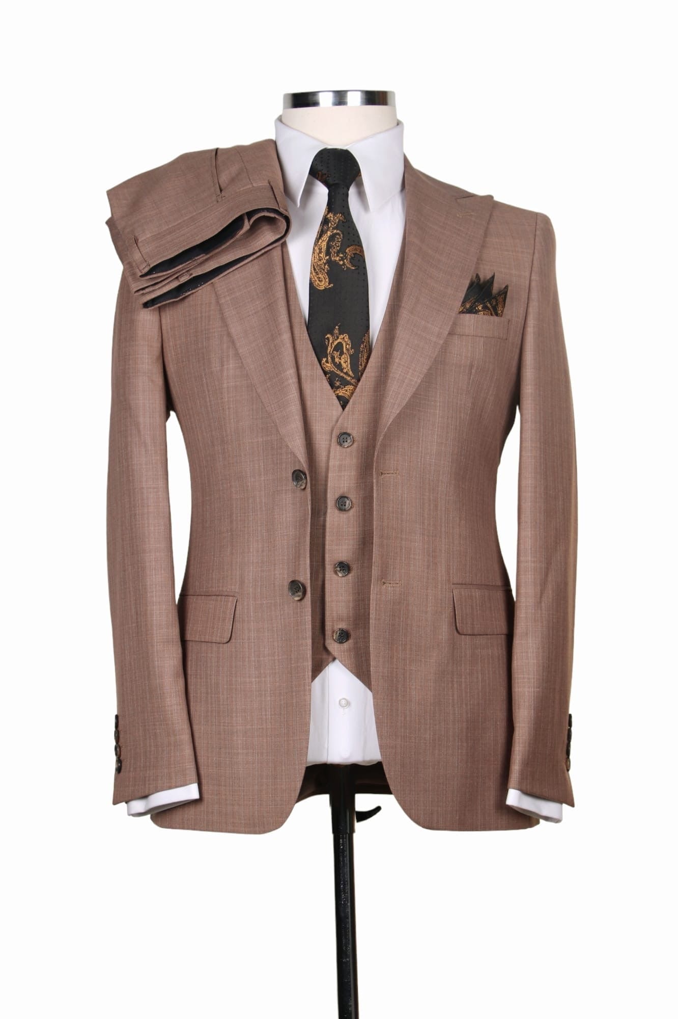 Costume 3 Pieces Marron Clair