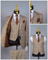 Costume 3 Pieces Marron Motif pour homme à Dakar au Senegal COSTUMES 3 PIÈCES MOUBARAK SHOP