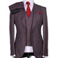 Costume 3 Pieces Marron Motif pour homme à Dakar au Senegal COSTUMES 3 PIÈCES MOUBARAK SHOP