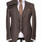 Costume 3 Pieces Marron Sombre pour homme à Dakar au Senegal COSTUMES 3 PIÈCES MOUBARAK SHOP