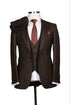 Costume 3 Pieces Marron Un Bouton pour homme à Dakar au Senegal COSTUMES 3 PIÈCES MOUBARAK SHOP