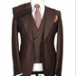 Costume 3 Pieces Marron Un Bouton pour homme à Dakar au Senegal COSTUMES 3 PIÈCES MOUBARAK SHOP