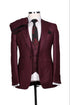 Costume 3 Pieces Rouge Bordeaux Un Bouton pour homme à Dakar au Senegal COSTUMES 3 PIÈCES MOUBARAK SHOP
