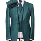 Costume 3 Pieces Vert Pin Un Bouton pour homme à Dakar au Senegal COSTUMES 3 PIÈCES MOUBARAK SHOP