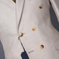 Costume croisé blanc motif 6 boutons pour homme COSTUMES CROISES V.I.P MOUBARAK SHOP
