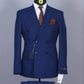 Costume Croisé Bleu Cobalt pour homme à Dakar au Senegal COSTUMES CROISÉS MOUBARAK SHOP