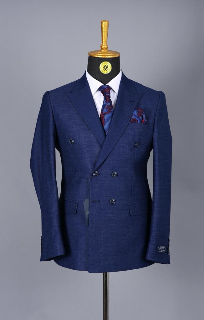 Costume Croisé Bleu Cobalt V.I.P